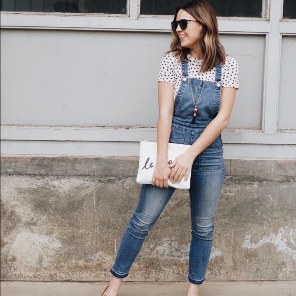 Madewell Skinny Drop-hem Overalls